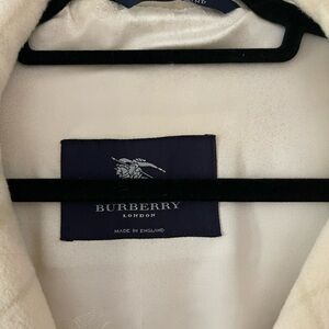 Burberry Ivory Outerwear